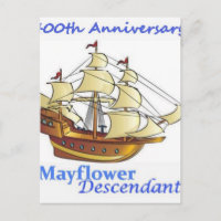 Mayflower Descendant Sailing Ship Jubileum