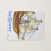 Mayflower Descendant Sailing Ship Jubileum Legpuzzel (Horizontaal)