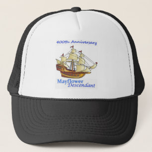 Mayflower Descendant Sailing Ship Jubileum Trucker Pet