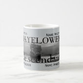 Mayflower Descendant w/Room for 8 Ancestor Names Koffiemok (Center)