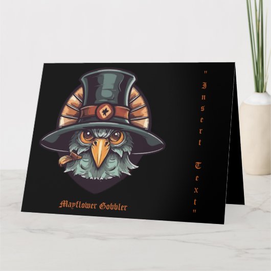 Mayflower Gobbler Kaart (Voorkant)