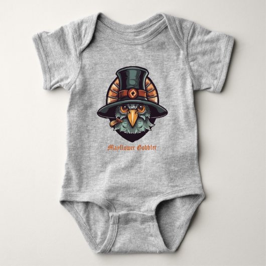 Mayflower Gobbler Romper (Voorkant)
