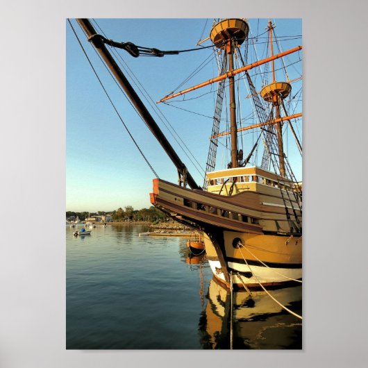 Mayflower II en haar legering Poster (Voorkant)