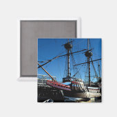 Mayflower II, National Historic Landmark, Plymouth Magneet (Voorkant / Achterkant)