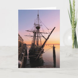 Mayflower II Oktoberdachtig Kaart