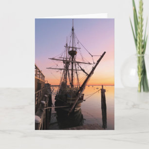 Mayflower II Oktoberdachtig Kaart