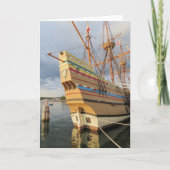 Mayflower II op staatshuisveer Kaart (Voorkant)