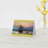 Mayflower in Plymouth door William F. Halsall 1882 Kaart (Gele Bloem)