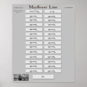 Mayflower Line - Samuel Fuller Poster (Voorkant)