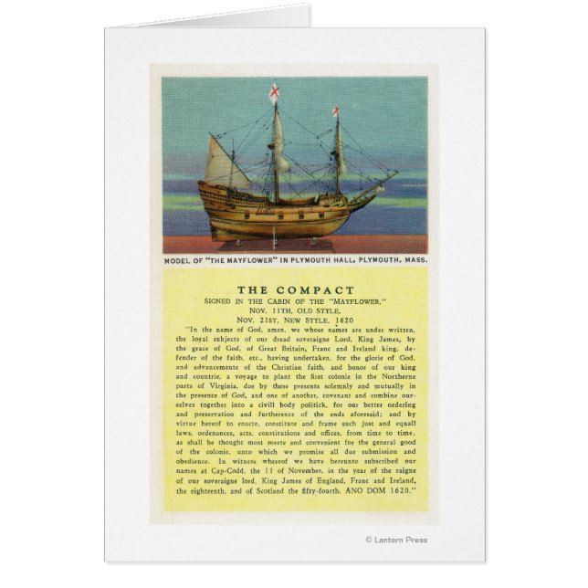 Mayflower Model (Voorkant)