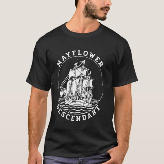 Mayflower-nakomeling T-shirt (Voorkant)