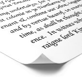 Mayflower - Ondertekening van het compact Poster (Hoek)