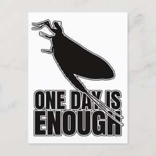 Mayflower One Day Flies - Entomology Geek Briefkaart