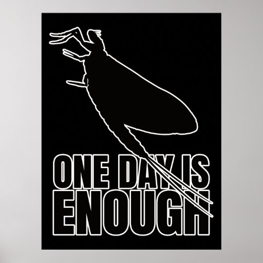 Mayflower One Day Flies - Entomology Geek Poster (Voorkant)