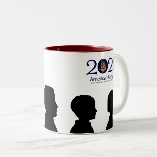 Mayflower Pilgrim Family Mok (Voorkant rechts)