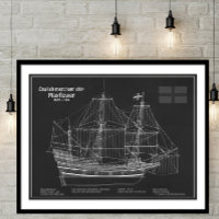 Mayflower - scheepsblauwdrukplannen PD