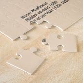 Mayflower - Scheepsblauwdrukplannen SD Legpuzzel (Zijkant)
