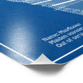 Mayflower - Schip Blauwdruk Plannen ABD Foto Afdruk (Hoek)