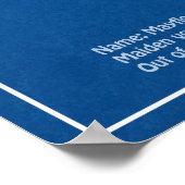 Mayflower - Schip Blauwdruk Plannen ABD Poster (Hoek)