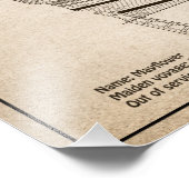 Mayflower - Schip Blauwdruk Plannen SD Foto Afdruk (Hoek)