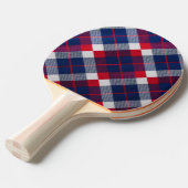 Mayflower Schotse ruit Tafeltennisbatje (Voorkant Gekanteld)