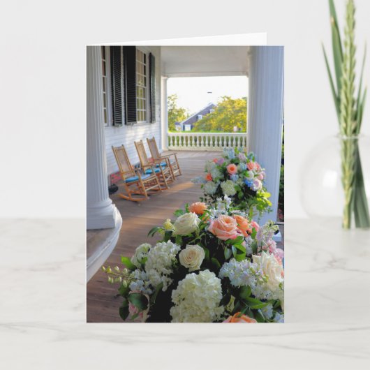 Mayflower Society House front porch Kaart (Voorkant)