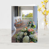 Mayflower Society House front porch Kaart (Gele Bloem)