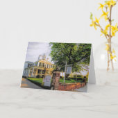 Mayflower Society House Plymouth MA Kaart (Gele Bloem)