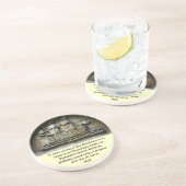 Mayflower - Stone Carving Thanksgiving onderzetter (Zijkant)