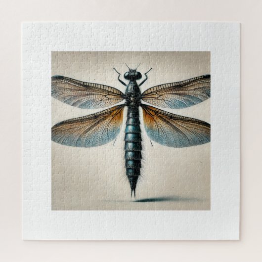 Mayfly in Watercolor and Ink 290824IREF243 - Water Legpuzzel (Verticaal)