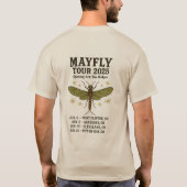 Mayfly Tour 2025 T-shirt (Achterkant)