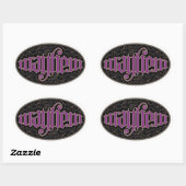 Mayhem Ambigram Stickers (Vel)