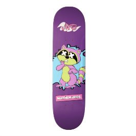 MAYHEM DE RACCOON PERSOONLIJK SKATEBOARD