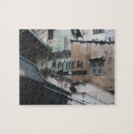 Mayhem Graffiti Street Art Kleurrijk Legpuzzel