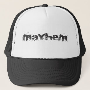 mayhem trucker hat trucker pet