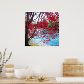 Maymont Gardens Red Maple Tree Virginia Poster Art (Keuken)