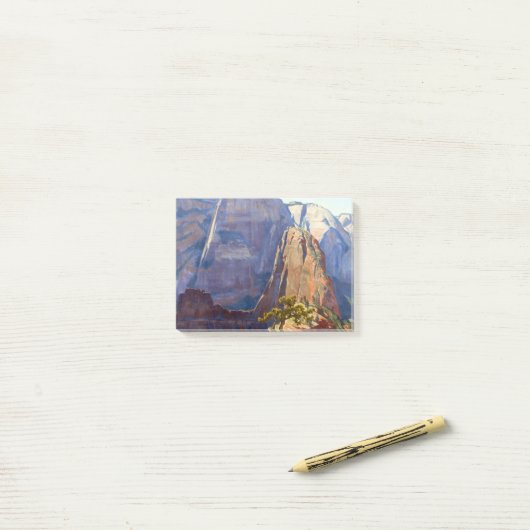 Maynard Dixon High in de ochtend Post-it® Notes (Op bureau)