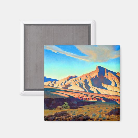 Maynard Dixon Thuis van de woestijnrat Magneet (Voorkant / Achterkant)