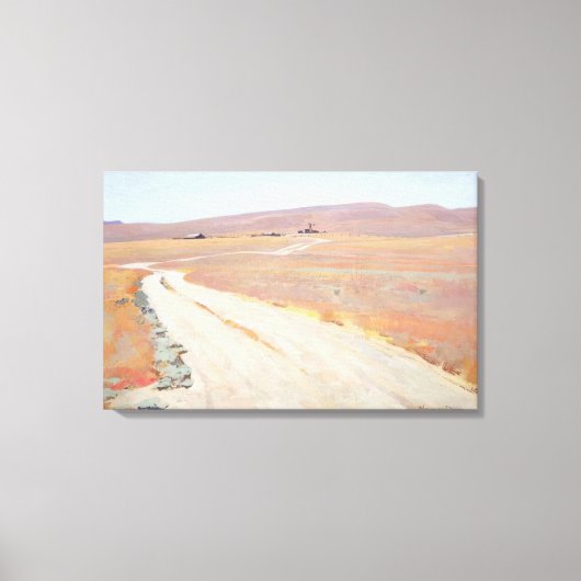 Maynard Dixon - VERLATEN RANCH 1935 Canvas Afdruk (Voorkant)