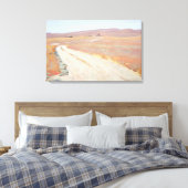 Maynard Dixon - VERLATEN RANCH 1935 Canvas Afdruk (Insitu (Slaapkamer))