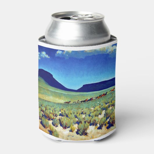 Maynard Dixon Wild Horse Land Blikjeskoeler (Blikje Voorkant)