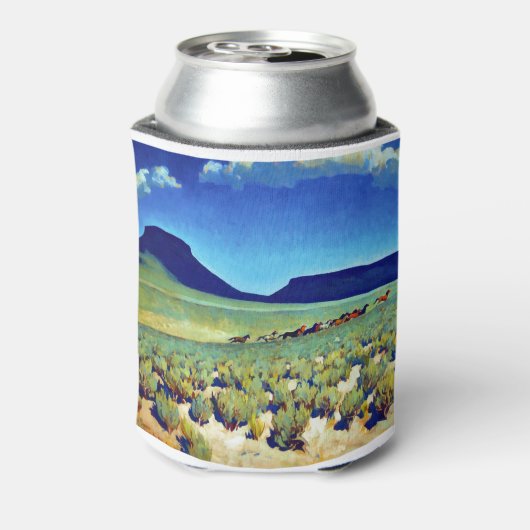 Maynard Dixon Wild Horse Land Blikjeskoeler (Blikje Achterkant)