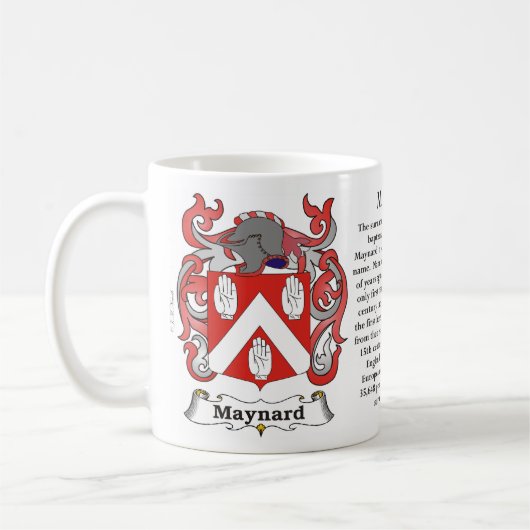 Maynard Family Coat of Arms Mok (Links)
