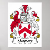 Maynard Family Crest Poster (Voorkant)