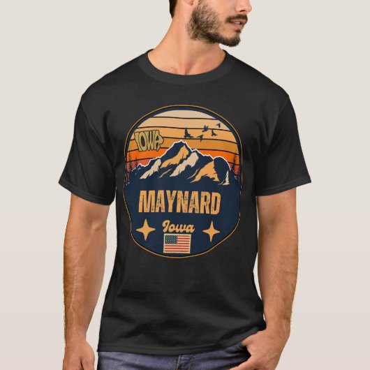 Maynard, Iowa T-shirt (Voorkant)