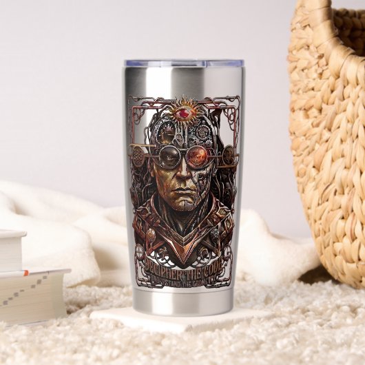 Maynard Ontcijfer De Code Cyber Occulte Tumbler Geïsoleerde Drinkbeker (Woonkamer (Gedraaid)  )