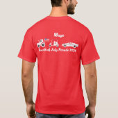 Mayo 2024 4th of July Parade 10th Jubileum T-shirt (Achterkant)