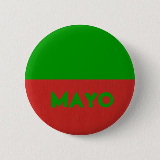Mayo Badge Ronde Button 5,7 Cm (Voorkant)