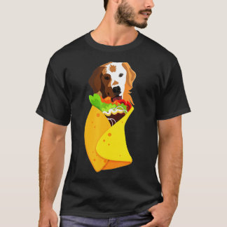 Mayo Burrito Golden Retriever T-shirt