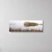 Mayo Lake Canvas Afdruk (Voorkant)
